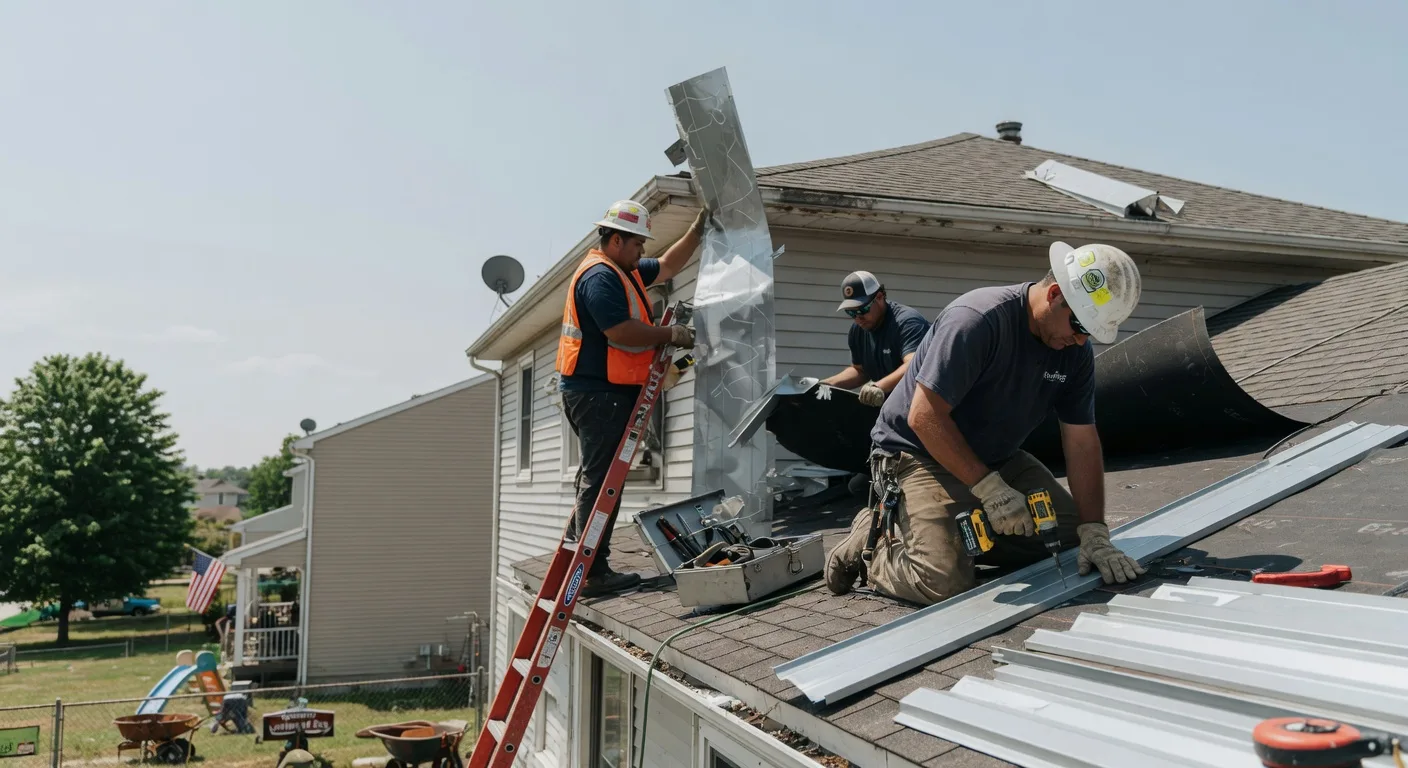 Storm Damage Metal Roof Repair in Buckeye Lake, OH